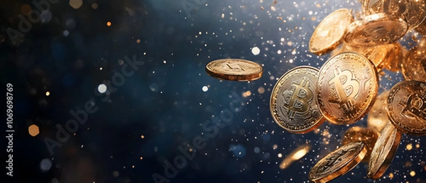 Fototapeta Golden Wealth Strategies about Bullion Bars Symbolizing Affluence Financial Growth and Strategic Investment Planning