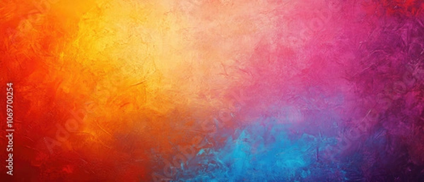 Fototapeta Vibrant Abstract Composition, dynamic colors, layered textures, contemporary style, engaging visual experience, modern artistic expression