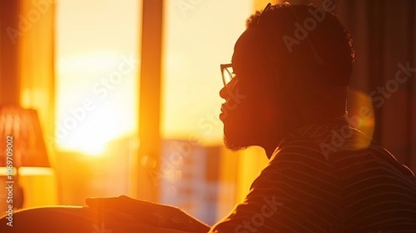 Fototapeta Career Development A man Planning for New Opportunities