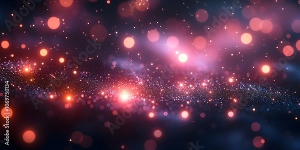 Fototapeta Bright gradient background with colorful grains. It represents a mix of energy, movement, fun and liveliness with the grain of old computer graphics or noisy TV. It has a retro or futuristic feel.