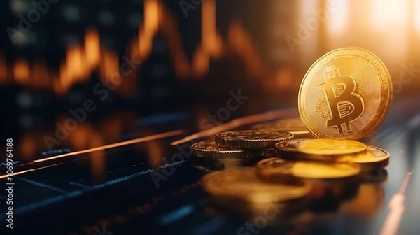 Obraz Ethereum Cryptocurrency, Rising Price