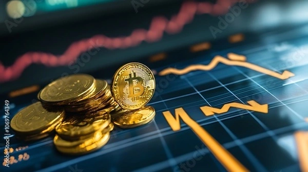 Obraz Ethereum Cryptocurrency, Rising Price