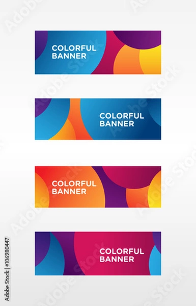 Obraz Big Colorful Banner