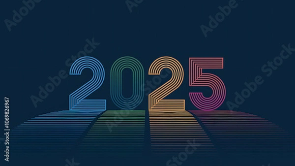 Obraz Happy New Year 2025