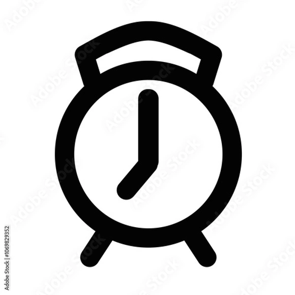 Obraz Vector icon of clock