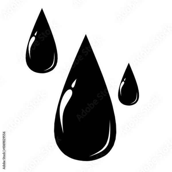 Obraz Water icon vector