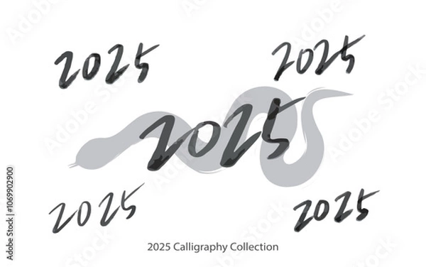 Obraz 2025Snake_Calligraphy