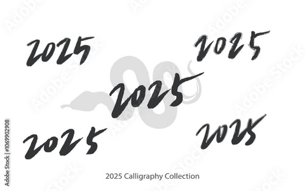 Obraz 2025Snake_Calligraphy