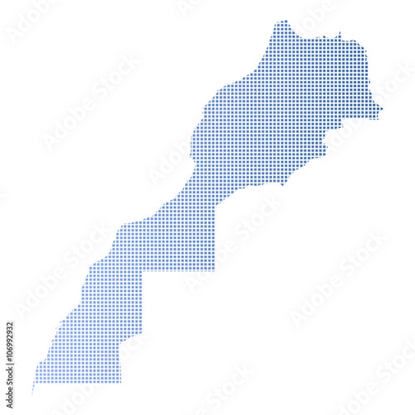 Obraz Carte du Maroc