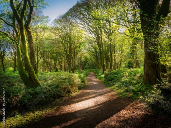 Fototapeta path in the forest