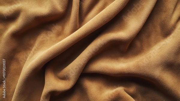 Obraz Brown suede leather texture background, genuine leather top view; suede texture ideal for design works or wallpaper