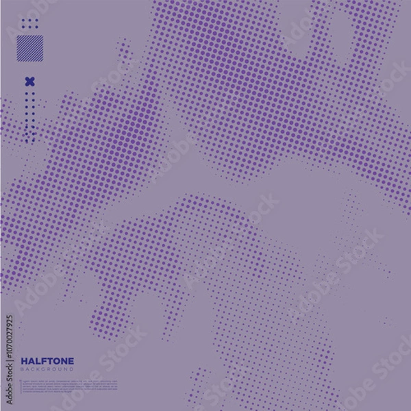 Obraz abstract background with halftone