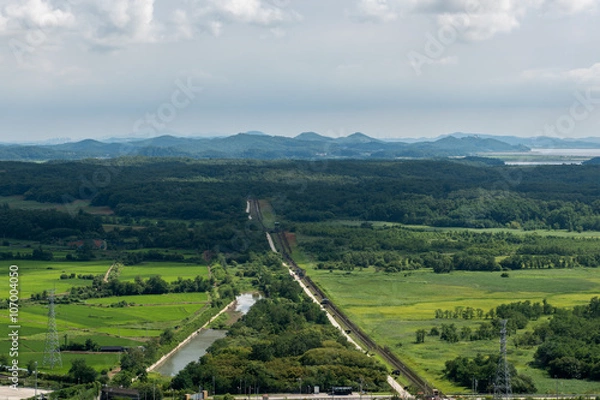Obraz Border of Demilitarized zone