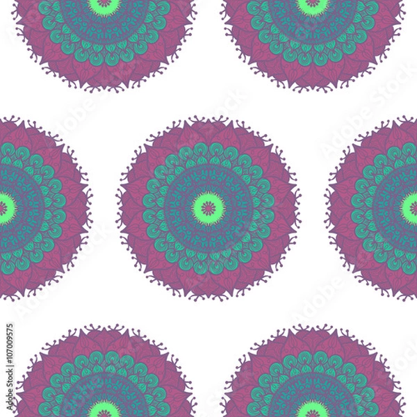 Fototapeta Mandala Seamless Pattern