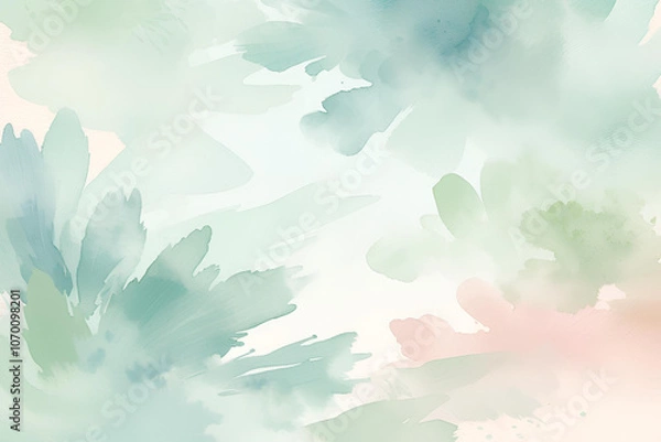 Fototapeta Abstract Watercolor Wash 