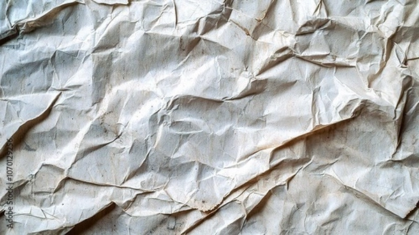 Fototapeta Crumpled Paper Texture for Creative Projects