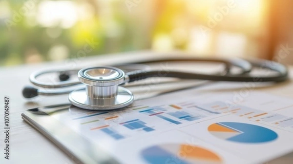 Obraz The Stethoscope on Reports