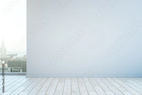 Obraz Blank white wall
