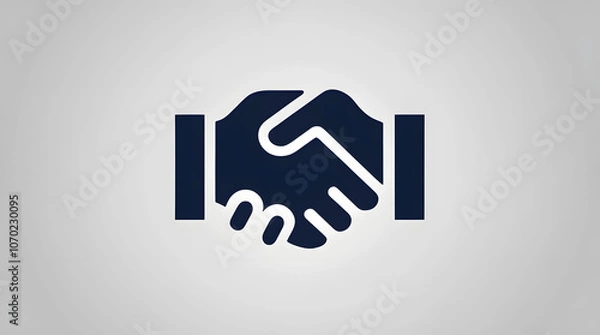Obraz Handshake simble for business partners