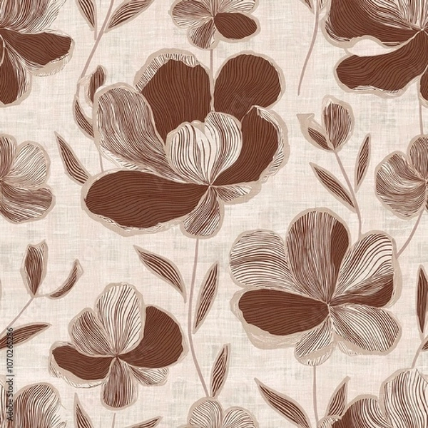 Obraz Vintage Floral Tapestry