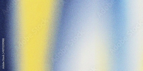 Obraz Abstract yellow and blue gradient background, grainy noise texture gradient