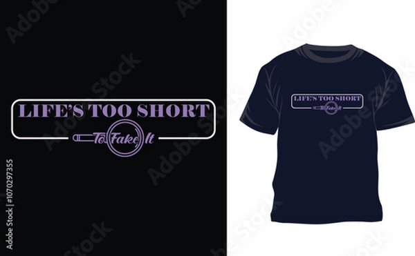 Obraz Typography T shirt design