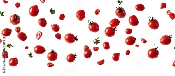 Fototapeta Falling Tomatoes