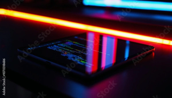 Fototapeta digital data flow