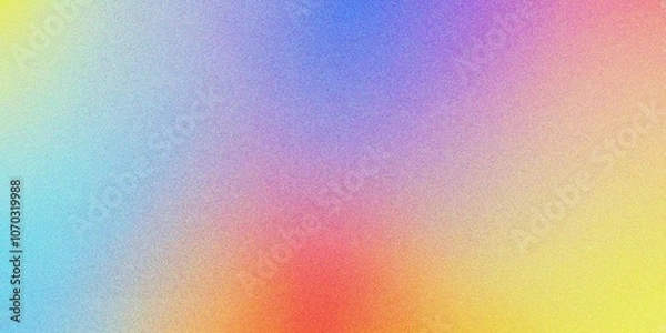 Fototapeta Abstract yellow gradient background, grainy noise gradient