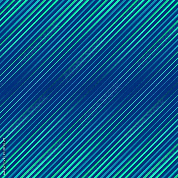 Obraz Blue and green stripes abstract vector background
