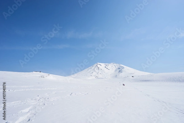 Fototapeta 大雪山・旭岳・雪原
