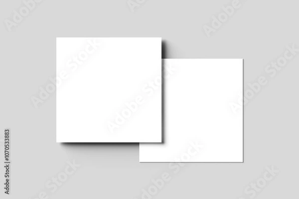 Fototapeta Square Flyer Mockup
