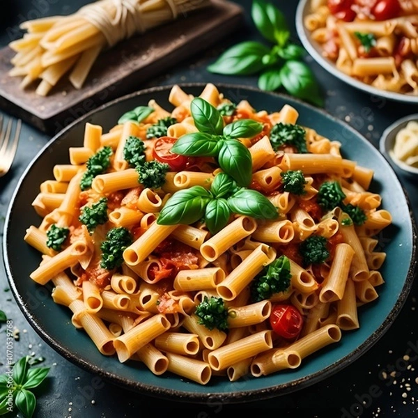 Obraz pasta with tomato sauce