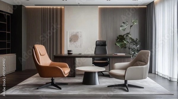 Fototapeta office interior