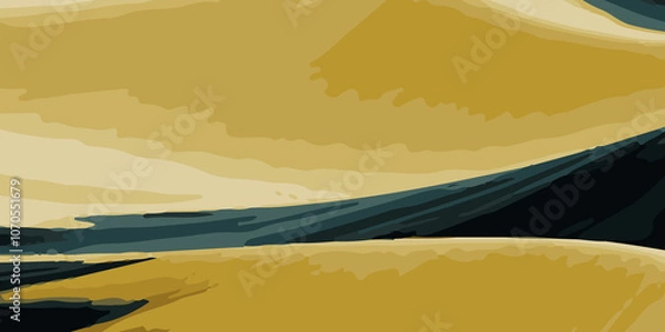 Fototapeta Yellow and Black Abstract Background. Ash color with yellow Swirl Texture Modern. Dark Wavy Pattern Background High-Resolution Abstract Texture. Dark yellow and black Monochromatic Flowing wallpaper