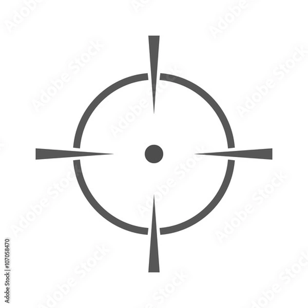 Obraz aim vector illustration