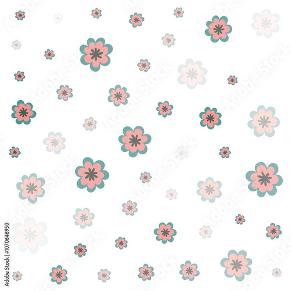 Obraz Abstract Flower Pattern