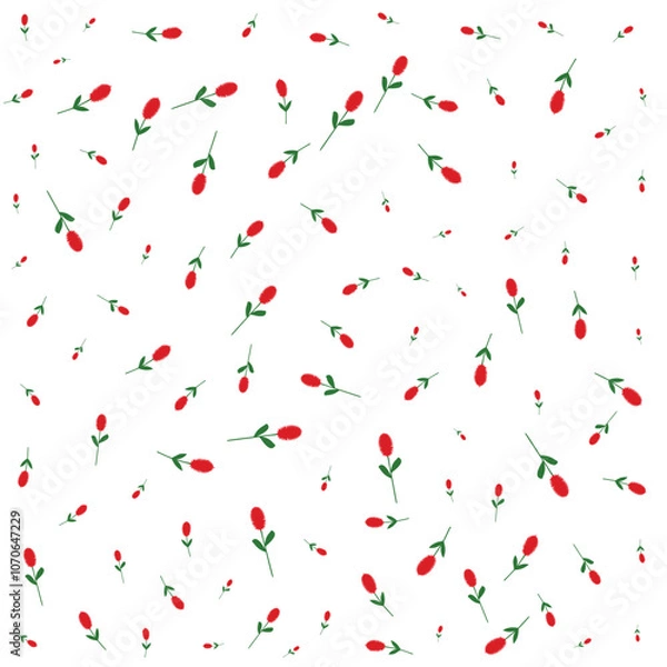 Obraz Minimalist Flowers Pattern