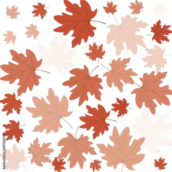 Obraz Autumn Leaves Pattern