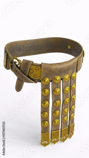 Obraz roman soldier belt with white background