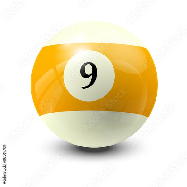 Obraz Billiard Ball 9