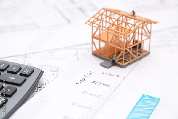 Obraz floor plan project