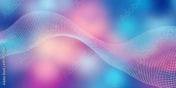 Obraz Abstract wave pattern on a colorful background.
