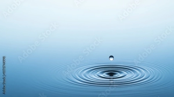 Obraz Water Drop Ripples