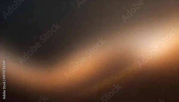 Obraz Searching for a warm, soft abstract background with a smooth gradient, blending earthy orange, brown, and dark tones. Something subtle and minimalist, perfect for adding depth without distracting deta