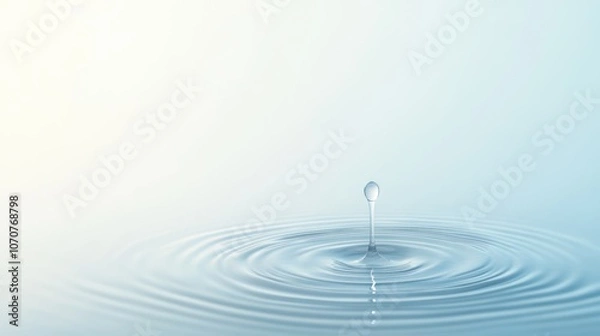 Obraz Water Drop Ripples