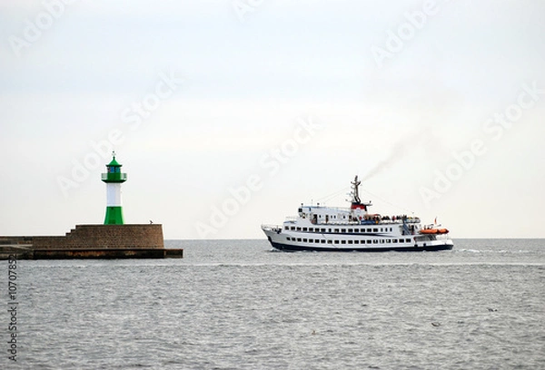 Obraz Schiffrundfahrt am Leuchtturm
