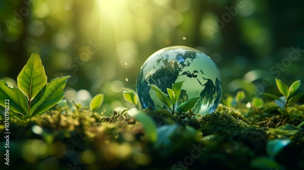 Obraz Save our planet. world wildlife day.