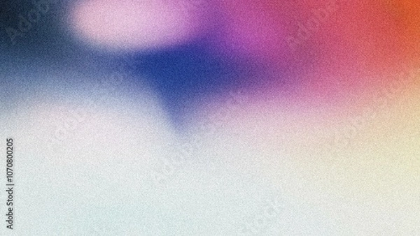 Fototapeta Colorful abstract blur. Dreamy pastel blend evokes serenity, peace, and gentle transitions. Ideal for calming designs.