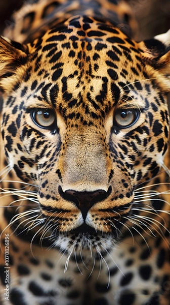 Fototapeta leopard close up